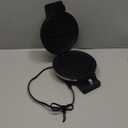 Cuisinart Waffle Maker, 1250W Round Classic Waffle Iron, 5-Setting Adjustable Browning Control, WMR-CANAS, Brushed Stainless