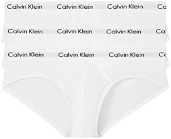 Calvin Klein Men's Cotton Stretch 3-Pack Brief white L