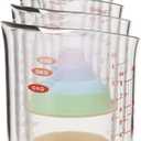 OXO Good Grips 7-Piece Nesting Measuring Beaker Set, Multicolored