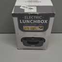 Vabaso Electric Lunch Box for Adults, 80W Heated Lunch Box Portable Food Warmer Lunch Box for Work/Men/Car/Truck with 1.5L 304 Stainless Steel Container Fork & Spoon, 110V/12V/24V (Dark Green)