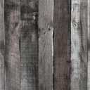 Yun-aeon Natural Wood-Dark Grey Wood Contact Paper Peel and Stick Wallpaper 17.3"x 80"Self Adhesive Removable Vintage Faux Wood Wall Paper Plank Shelf Home Decoration Kitchen Counter Cover Use