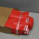 FoldTier 50 Pcs Insulated Take Away Bags Bulk Thermal Insulation Food Bags for Coffee Milk Tea Hot Cold Fresh Food Seafood for Catering Restaurant Grocery (9.45x9.45x5.91inch,Red)