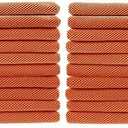 Peicees 20 Pack Microfiber Neck Cooling Towels Sports Sweat Towels Sweat Headband for Travel Beach Swimming Camping Climbing Gym Yoga Workout Backpacking, Orange