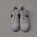 Nike Women's Court Legacy Lift Shoes (10.5, White/Black/Hemp/Team Orange)