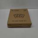 upsimples 11x14 Picture Frame Set of 3, Made of High Definition Glass for 8x10 with Mat or 11x14 Without Mat, Wall and Tabletop Display Photo Frames, White