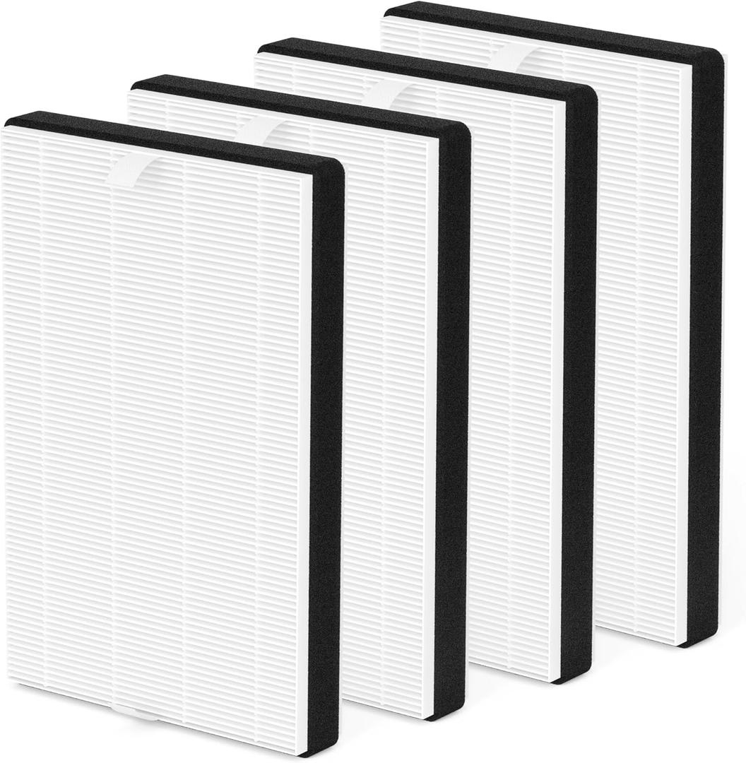 4 Packs F2 A2 True HEPA Replacement Filter Compatible with 3M Filtrete Room Air Cleaner Purifier Models FAP-C02-A2 FAP-C03-A2 FAP-T03-A2 FAP-C02WA-G2 FAP-C03BA-G2 FAP-T03BA-G2 FAP-SC02N