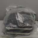 Toddler Booster Seat for Dining Table Kitchen Chair, Non-Slip with Backrest and Adjustable Straps, Portable Travel Child Kids Booster Seat for Eating, Dark Grey