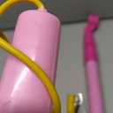 KonHaovF Kids Karaoke Machine with Lights,Microphone with Adjustable Stand Singing Karaoke Machine for Girls Boys (Pink)