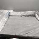 CWAWZ XL Orthopedic Dog Bed, Extra Large Dog Bed, Dual-Sided Pet Cooling Beds with Memory Foam Washable Cover Nonslip Bottom, Waterproof XLarge Pet Couch Beds with Bolsters, Light Grey