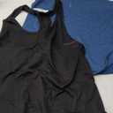 icyzone Workout Tank Tops for Women - Athletic Yoga Tops, Racerback Running Tank Top, Gym Exercise Shirts (Pack of 2) Large