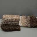 OLANLY Bathroom Rug Mat 30x20, Extra Soft and Absorbent Microfiber Bath Rugs, Non-Slip Plush Shaggy Bath Carpet, Machine Wash Dry, Bath Mats for Bathroom Floor, Tub and Shower, Brown