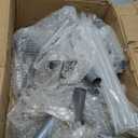6 Leg Carport KitsLow Peak Canopy Fitting Kit with 1-3/8" ID, Galvanized Steel Carport Connectors, Shed Frame kit DIY Project