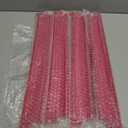 4 Pcs 18.7 Inch Hot Pink Acrylic Mahjong Tile Racks with Pushers for Game Night American Mahjong Racks Tile Set for Mah Jong Lovers and Beginners