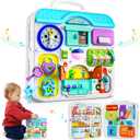 Musical Toys for 1 Year Old Girl Boy, 1st Birthday Gifts for 1 Year Old Girl, Montessori Toy One Year Old with Light Music, Learning Educational Toy for Toddler 1-2 (Blue)