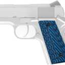 Guuun G10 Grips for Subcompact Para Ordnance 1911 Carry 9 C6 LDA - Diamond Cut Texture - 4 Color Options (Blue/Black)