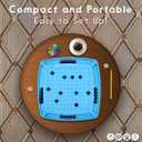 MagnaStack Magnetic Strategy Game - Portable Travel Board Game for Kids & Adults | Fun, Simple to Learn, Fast-Paced Gameplay | Brain Teaser & Family Party Game. (MagnaStack: Board Play Format)