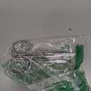 Facial Hair Small Grooming Scissors For Men Women - Eyebrow, Nose Hair, Mustache, Beard, Eyelashes, Ear Trimming Kit - Curved and Rounded Safety Tip Clippers For Hair Cutting - 2PCS Silver (2PCS Without Cover)