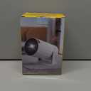 XBJ [Built-in Apps] 5G WiFi Bluetooth Smart Projector,4K support HD Portable Projector, Mini Projector with Stereo Speaker. Indoor, Outdoor Use,Compatible with TV Stick Smartphone/ pc/USB（White）