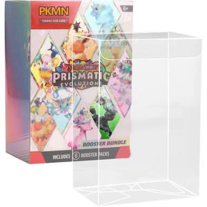 PKMN TCG Booster Bundle Case - 12 Pack | 0.5mm Rigid PET Protector , Dust-Proof & Crush-Resistant with UV Blocking Clear Display(Box Not Included)