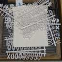 Rustic Felt Letter Board with 340 Changeable Letters&Numbers, 10x10 Message Board Letter Sign Board in Rustic Frame with Stand and Canvas bag for Announcement&Notification(Rustic Gray)