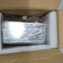 SYITCUN Stocking Holders for Mantle, 4 Pcs Weighted Christmas Stocking Holder, Magnetic Silver Snowflakes Stocking Hooks for Fireplace