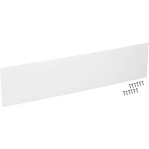 Door Kick Plate 8x34 inches Suitable for 36" Doors, 12GA (5/64 inch) Thickness Al Alloy, 8" x 34" White