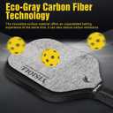 Pickleball Paddle, Professional Pickleball Paddles with Strong Power and Spin, T700 Carbon Fiber Pickleball Paddle, Durable & Lightweight Pickleball Rackets for All Levels Players