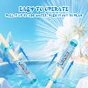 3 x 4Pcs Fireworks Water Gun, Couple Romance Firework Style Water Spray Gun, Large Capacity Fire Works Watergun for Bathing, Pool, Party Entertainment, Concert, Family Gathering