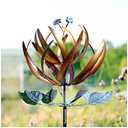 LimeHill Wind Spinner for Yard and Garden - Large Metal Kinetic Wind Sculptures for Outdoor Decorations (24 X 84 Inches)