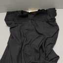 Dokotoo Womens Summer Dresses 2026 Ruffle Short Sleeve Casual V Neck Smocked Floral Burnout Mini Dress Sundress (Medium, Black)