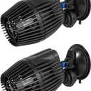 AQUANEAT 2 Pack Aquarium Circulation Pump,800 GPH Fish Tank Powerhead, Saltwater Wave Maker, Submersible Water Pump with Suction Cup