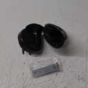 2 PCS Car Modified Air Snail Horn Kit, 3.35" x 3.54" 12V ABS Grille Base Insert Tentacle Stereo Effect Waterproof Horn, Safety Travel Accessories for Cars, Motorcycles, Trucks (Black)