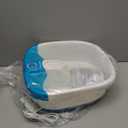 Homedics Bubble Mate Foot Spa, Toe Touch Controlled Foot Bath with Invigorating Bubbles and Splash Proof, Raised Massage Nodes and Removable Pumice Stone