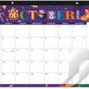 2026-2027 Desk Calendar - 2026-2027 Calendar Runs from January 2026 to June 2027, 18 Months Large 17" x 12" Desktop/Wall Monthly Calendar for Home, School or Office - Theme Pattern