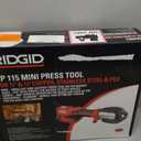 RIDGID 78148 RP 251 Compact Press Tool Battery Kit with ProPress Jaws (1/2" to 1-1/4"), In-Line Pressing Tool for Copper, Stainless Steel, PEX, and Carbon Steel