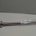 Shower Curtain Rod 43-73 Inches, Rustproof and Non-Slip Spring Tension Rod for Window or Bathroom, Polished 304 Stainless Steel