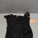 FeelinGirl Square Neck Bodysuit for Women Sleeveless Tummy Control Slimming Bodysuit Going Out Tank Tops (Large, Black)