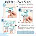 41 Sheet Baby Shower Scratch Off Game, Who has the Dad-To-Be Scratch Off, 3.5 x 2.1 In Funny Baby Shower Games Ideas for Party Guests - Gender Reveal Party Decor-MT02