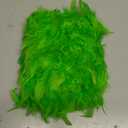 80g Green Feather Boas 2 Yards Turkey Chandelle Feathers Boa for DIY Craft Wedding Party Dancing Halloween Christmas Home Costume Decoration