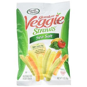 Sensible Portions Garden Veggie Straws, Sea Salt Pack of 24, BB Date 11/12/2025