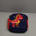 Dinosaur Anti-lost Backpack for Boys Kindergarten Preschool Bookbag with Safety Leash, Toddler Boys Backpack Daycare Bag, B-Dark-blue+Red