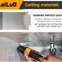 LEILUO 6Pcs Diamond Oscillating Multi Tool Blades Kit for Grout Removal Fit DeWalt Milwaukee Makita Ryobi and More