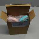 Kerilyn 12oz Kids Water Bottle 2 Pack, Stainless Steel Insulated Water Bottle Bulk, Toddler Cups with Straws Leak-Proof, Kids Water Bottles for School Boys Girls, BPA Free, Pink+Green 2 Piece Set