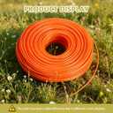 3 x .095" Round Trimmer Line, Orange 1lb 280ft for Husqvarna Part#529337012