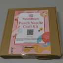 Punch Needle Coaster Kit for Adults Beginners, Easy Punch Embroidery Starter Set with Instructions  Fun Mug Rug Making Kit for Table Decor & Festival DIY Gifts (6pcs Succulent Plants)