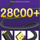 IVANKY 8K DisplayPort 1.4 Cable, [2 Pack, 6ft] High Speed DP Cable, [8K@60Hz, 4K@144Hz, 2K@240Hz] HBR3 Support 32.4Gbps, HDR, HDCP, High Speed Display Port Cord for Gaming Monitor,Graphics,PC,Laptop
