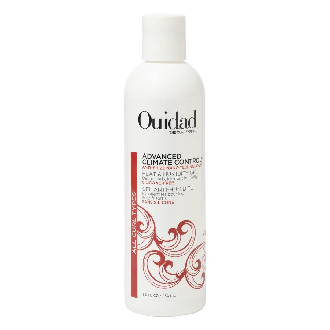 Ouidad Advanced Climate Control Heat & Humidity Gel for Curly Hair Crunch-Free, Soft Hold Styling Gel, Fights Frizz & Locks In Moisture for Defined Curls, All Curl Types, Sulfate & Silicone-Free