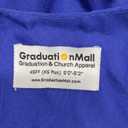 GraduationMall Matte Graduation Gown Cap Tassel Set 2025 for High School and Bachelor (45 Plus, Royal)
