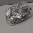 Overlay Cabinet Hinges 1/2 Inch 50 Pack (25 Pairs) Face Mount (Matte Black, Screws Included)