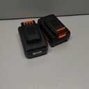 LBX2040 40V Lithium Battery: Replacement for Black and Decker 40 Volt MAX LBXR2036 LBXR36 LBX1540 LBX2540 Compatible with 36V Charger 2 Pack